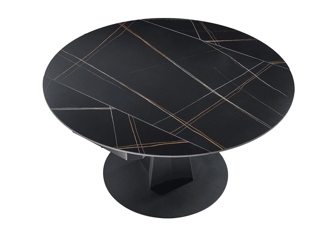Eureka Amelia, 33"-53" Round Extending Dining Table
