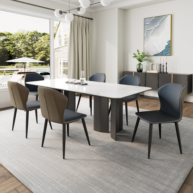 Eureka Elysian Upholstered Dining Side Chairs Set of 2