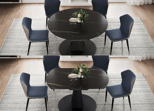 Eureka Amelia, 33"-53" Round Extending Dining Table
