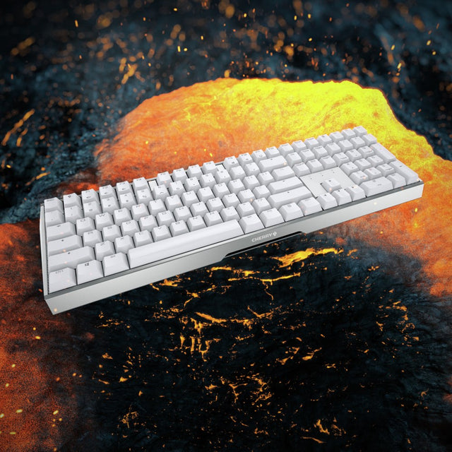 CHERRY MX 3.0S NBL Gaming Keyboard WHITE version - MX Black switch