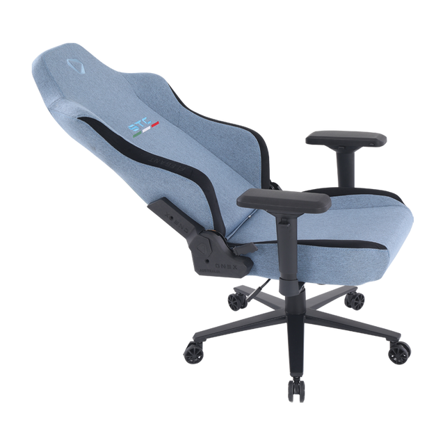 ONEX STC Elegant XL Series Gaming Chair - Cowboy w/ Short pile linen fabric