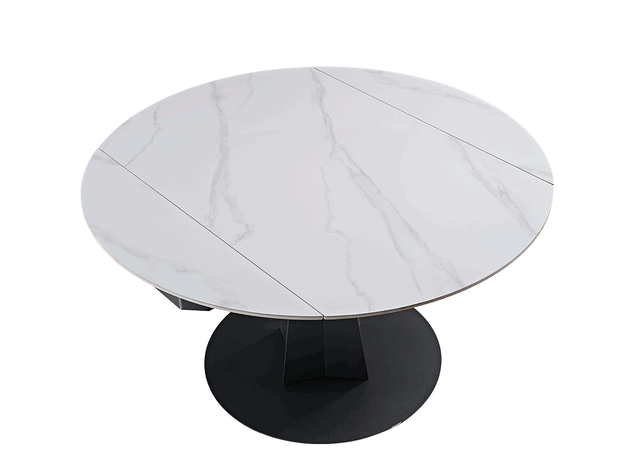 Eureka Amelia, 33"-53" Round Extending Dining Table