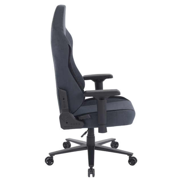 ONEX STC Elegant XL Series Gaming Chair - Cowboy w/ Short pile linen fabric