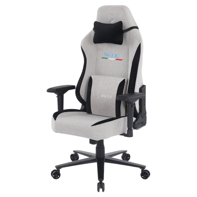 ONEX STC Elegant XL Series Gaming Chair - Cowboy w/ Short pile linen fabric