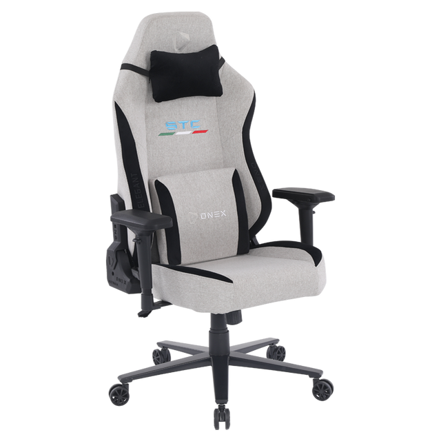 ONEX STC Elegant XL Series Gaming Chair - Cowboy w/ Short pile linen fabric