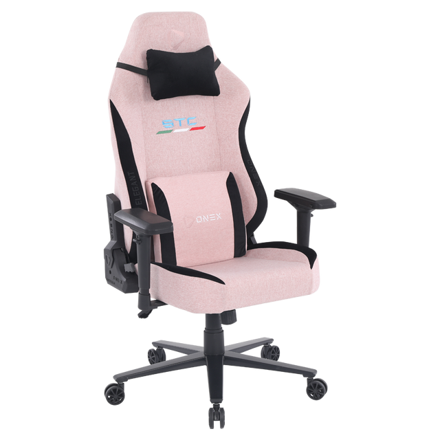 ONEX STC Elegant XL Series Gaming Chair - Cowboy w/ Short pile linen fabric