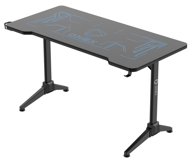 ONEX GD1400G RGB Tempered Glass Gaming Office Desk