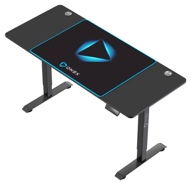 ONEX GDE1600DH Electric Height Adjustable Gaming Office Desk with Dual Motor