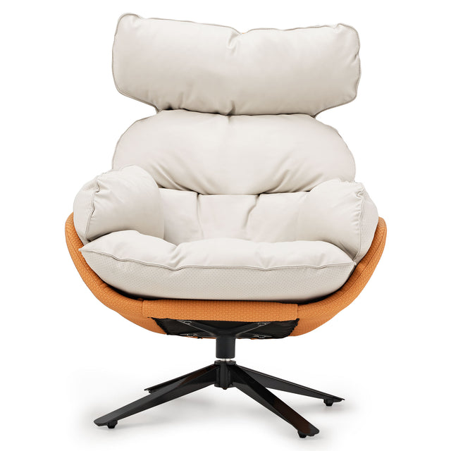 Eureka Todd Swivel Armchair with High Back Lounge Chair