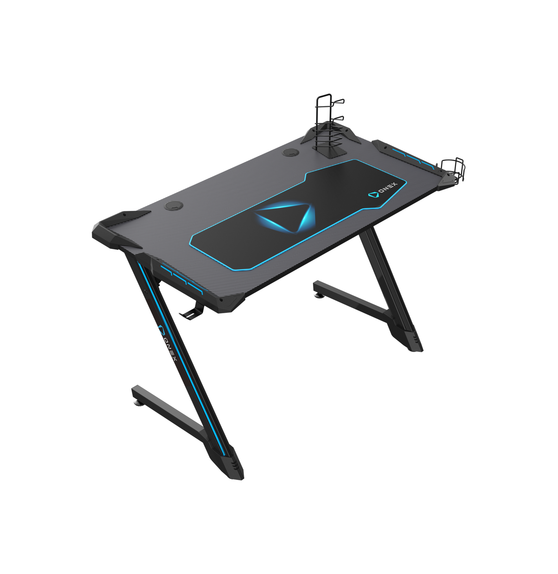 ONEX GD1200Z-RGB Z Shaped Gaming Desk with RGB Lights – ONEXZONE