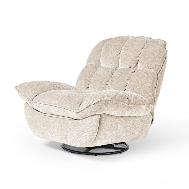 Eureka Grayson Manual Recliner Chair Rocking Swivel with Storage