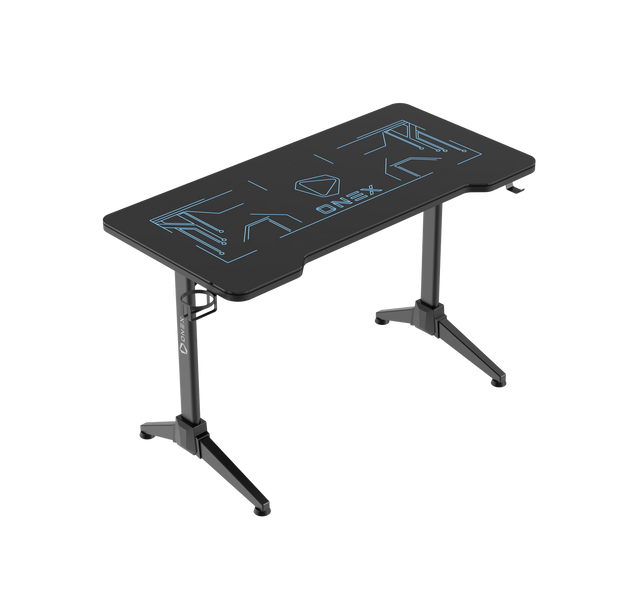 ONEX GD1200G RGB Premium Tempered Glass Gaming Office Desk