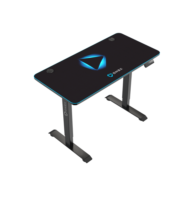 ONEX GDE1200SH Electric Height Adjustable Gaming Office Desk with full coverage mousepad