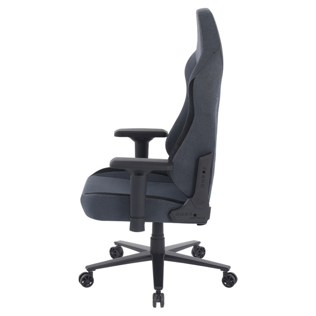 ONEX STC Elegant XL Series Gaming Chair - Cowboy w/ Short pile linen fabric