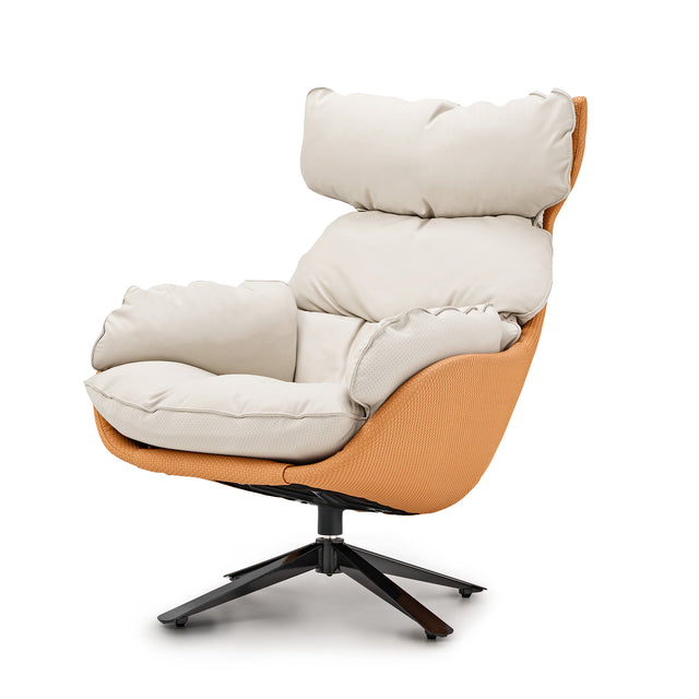 Eureka Todd Swivel Armchair with High Back Lounge Chair