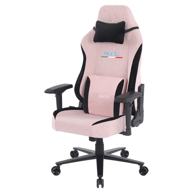 ONEX STC Elegant XL Series Gaming Chair - Cowboy w/ Short pile linen fabric