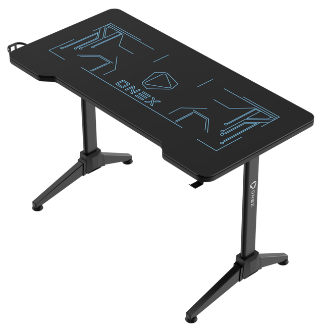 ONEX GD1200G RGB Premium Tempered Glass Gaming Office Desk