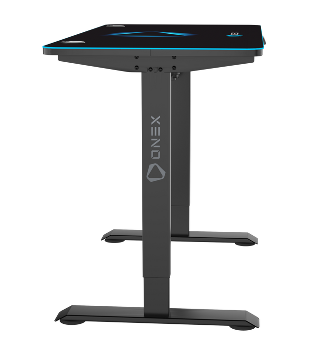 ONEX GDE1200SH Electric Height Adjustable Gaming Office Desk with full coverage mousepad